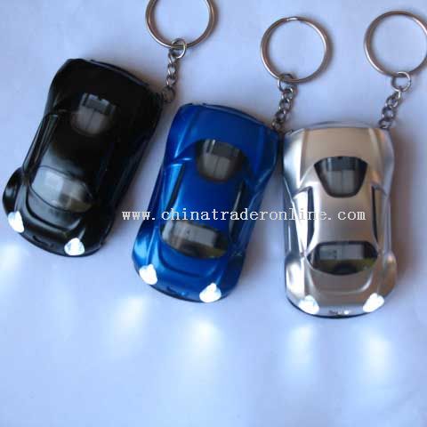 Car Design Rotary Mini Torch Keychain