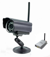 2.4G Wireless Outdoor IR weatherproof CCD Color Camera Kit from China