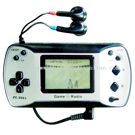 LCD Action Game FM radio from China