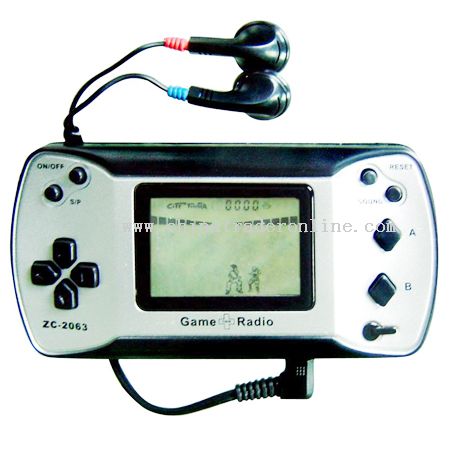 LCD Action Game FM radio