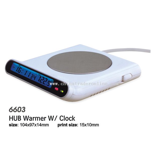 Hub Warmer W/ Clock from China