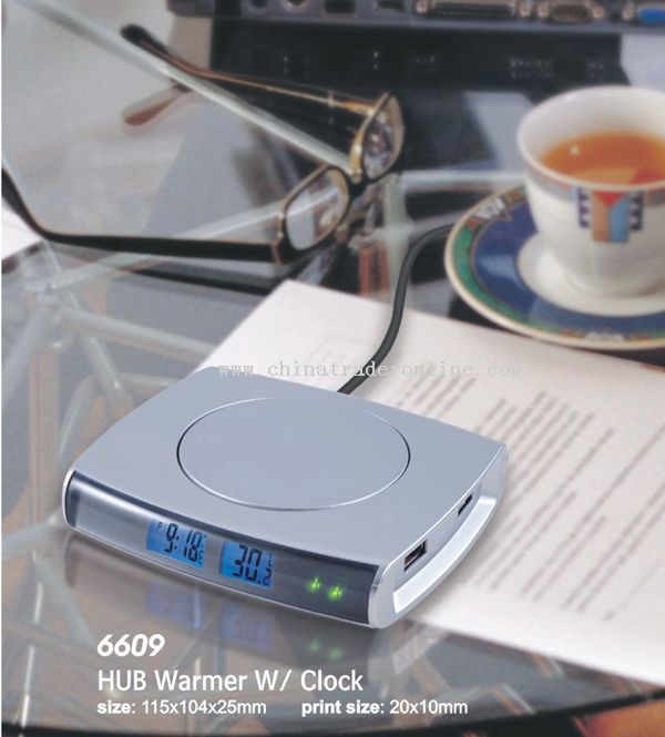 Hub Warmer W/ Clock from China