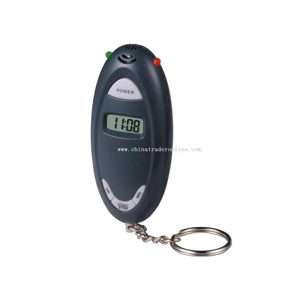 LED Breath Alcohol Tester with Clock