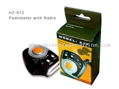 Pedometer with Radio from China