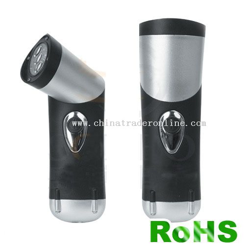 Waterproof Flashlight for Camping with Rotation Head from China