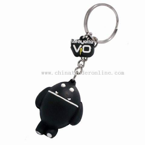 Fully Cubic PVC Keychain from China