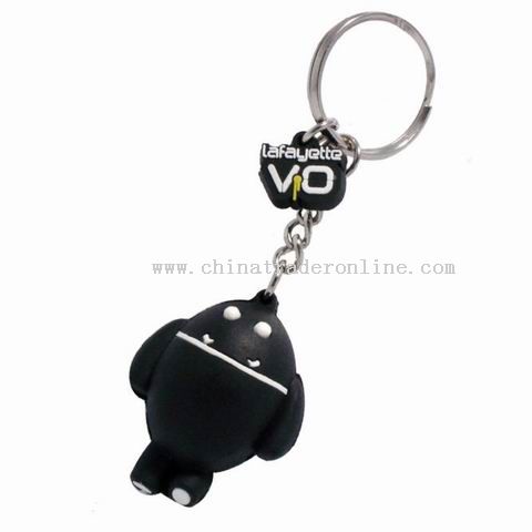 Fully Cubic PVC Keychain