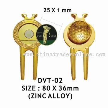 Golf Divot Tool and Ball Marker