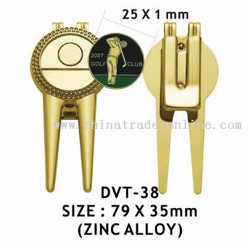 Golf Divot Tool and Ball Markers