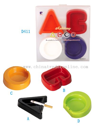 ABCD 4PC Ashtray Set