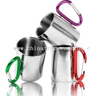 COFFEE MUG with Carabiner handle from China