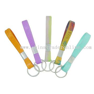 Silicone Keychain from China