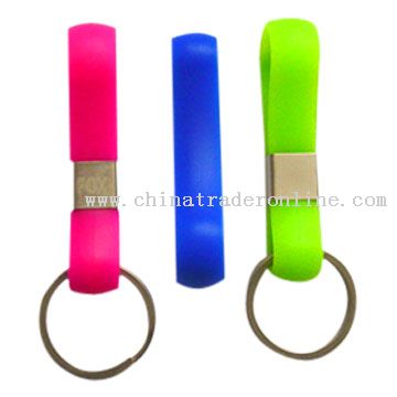 Silicone Keychain from China