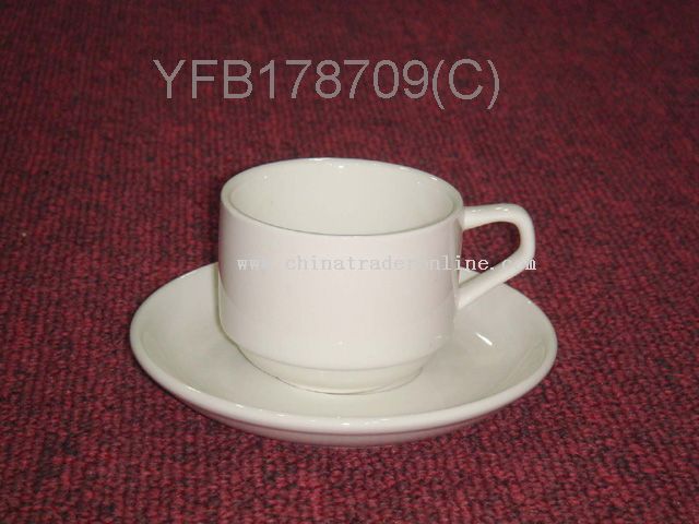 Ceramic Mug And Saucer from China