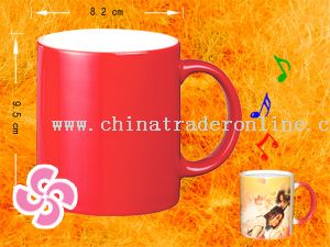 Music color changing mug from China