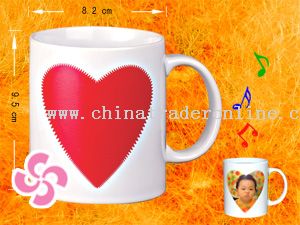 Music color changing mug from China