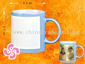 Outside colored mug from China