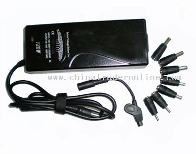 120W Universal AC Adapter for Laptop with 8 Connectors