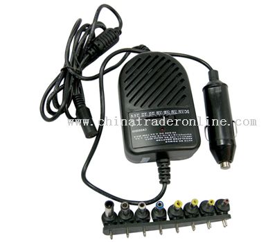 70W Universal DC/AC Car Charger with 8 Connectors from China