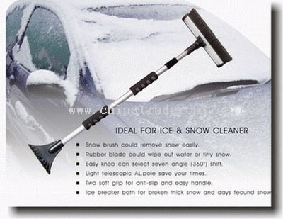Snow Brush With Ice Scraper / Swivel Joint