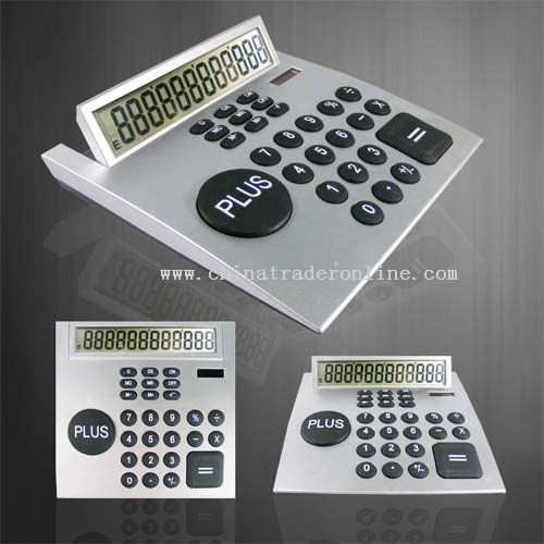 12 digits calculator dual power with solar power battery