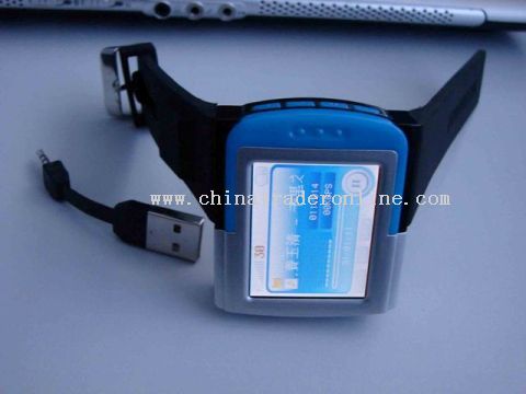 1.8TFT build-in mini USB & Powerful Speaker MP4 Watch from China