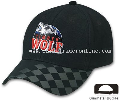 Chequered Peak Cap from China