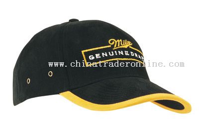 Contrast Trimmed Cap from China