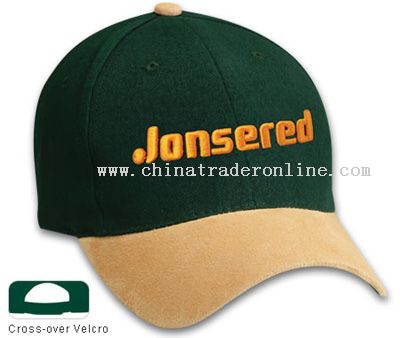 Cotton Cap with Suede Peak from China