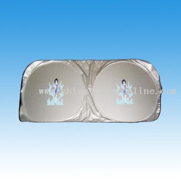 Car Sunshade-Silver Nylon from China