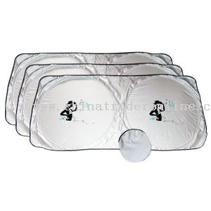 Front Sunshade-Silver Nylon from China