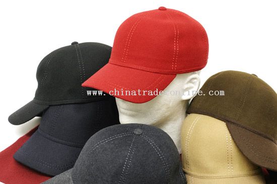 100% Wool Collection Cap from China