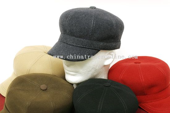 100% Wool Fashion Cap