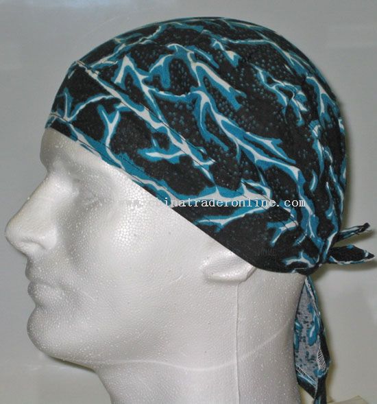 Blue Lightning Head Wrap
