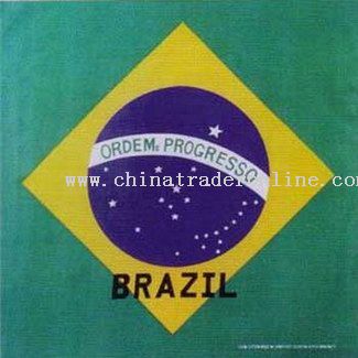 Brazil Flag Bandanas from China