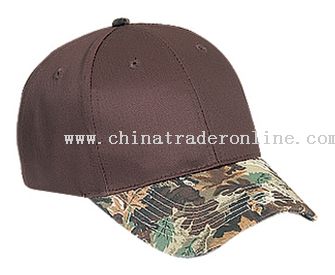 Camouflage Visor Cotton Twill Low Profile Pro Syle Caps