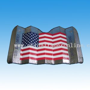 Car Sunshade Printed with National flag- FE Bubble