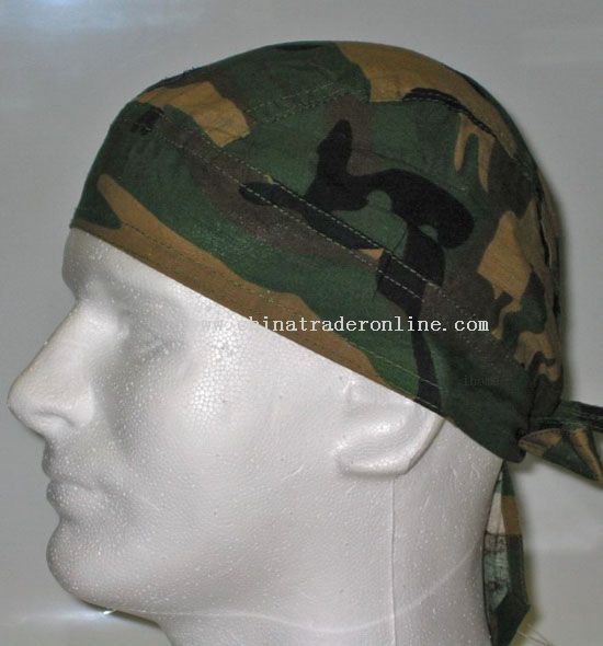 Dark Camo Head Wrap from China