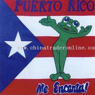 Puerto Rico Fog Flag Bandanas