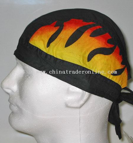 Two Side Flames Head Wrap from China