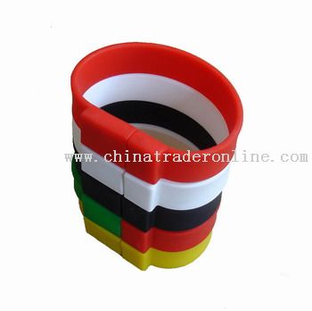 Silicone USB bracelet from China