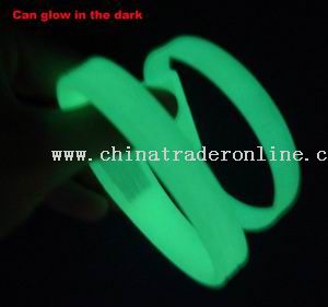 UV silicone bracelet from China