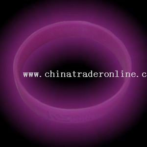 UV silicone bracelet from China