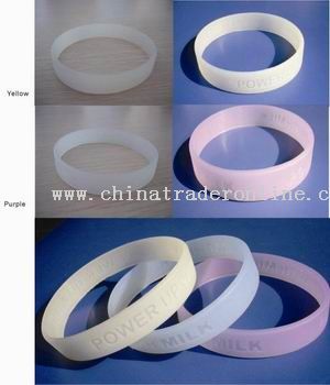 UV silicone bracelet from China