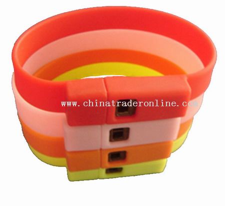 Whistle silicone bracelet from China