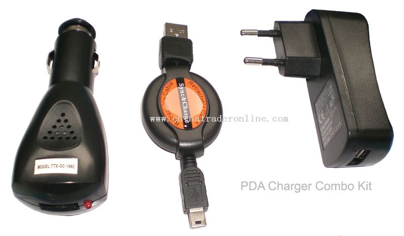 PDA Charger combo kit