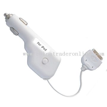 Standard DC Car Adapter for iPhone and all iPod models from China