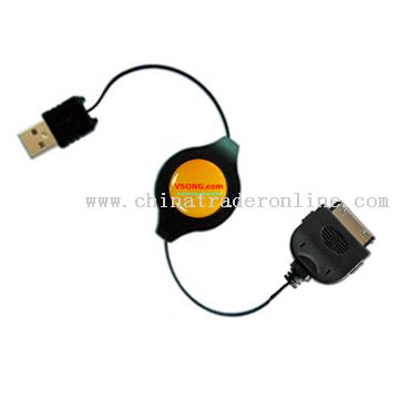 USB 2.0 Compatible Charge and Sync cable for iPod players