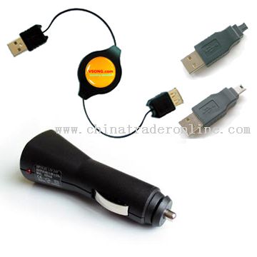 DC Car USB Adapter for RIM from China