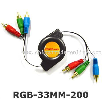 Retractable RGB cable from China